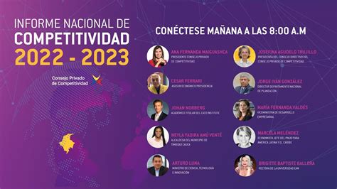 Lanzamiento Informe Nacional De Competitividad Youtube