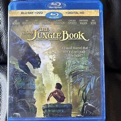 The Jungle Book Blu Ray Only No Dvd Disney Rated Pg Bonus