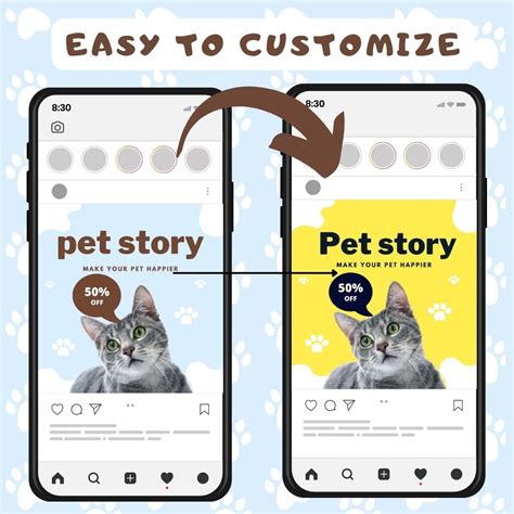 100 Cute Pet Shop Canva Templates Instagram Pet Canva Templates Pet