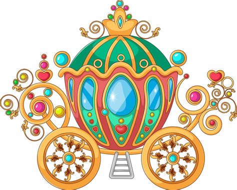 Princess And Prince Carriage Illustration 50651103 Vector Art At Vecteezy