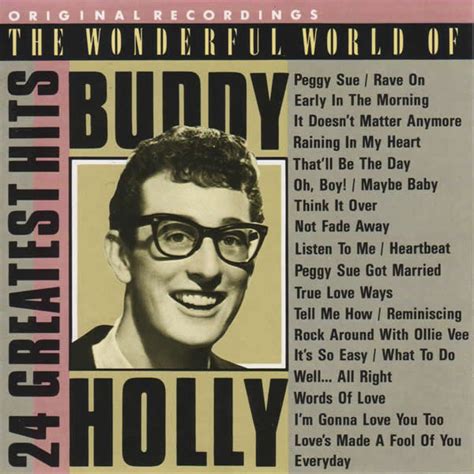 The Wonderful World Of Buddy Holly 24 Greatest Hits Discogs