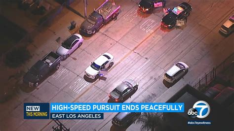 Police Chase Suspect Arrested After Leading Authorities On High Speed