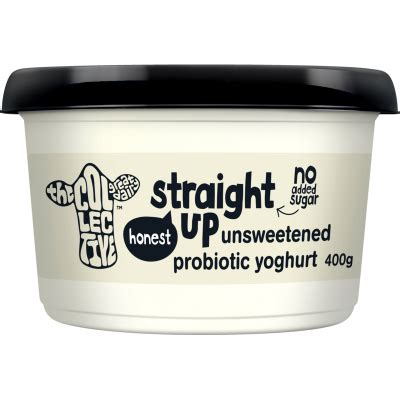 The Collective Straight Up Unsweetened Probiotic Yoghurt Fresh Foods