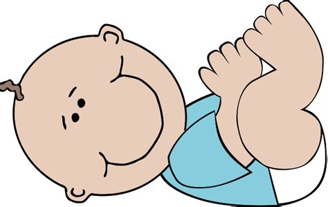 Baby Boy Lying Down Clip Art Vector Clip Art Online Royalty