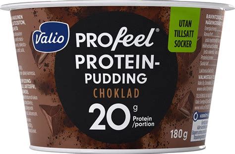 Valio Profeel Protein Pudding Choklad 180g Valio