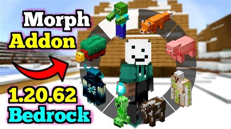 Morph Addon Para Minecraft PE 1 20 X Como Convertirse En CUALQUIER