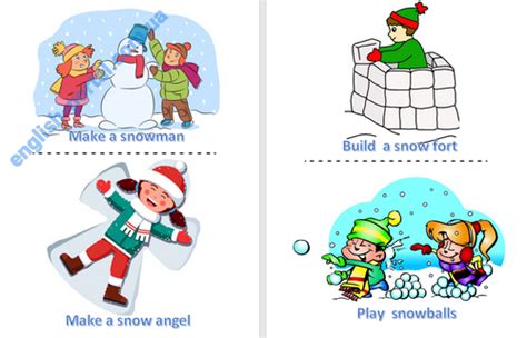 Winter Flashcards Worksheet Docx Winter Download Worksheet