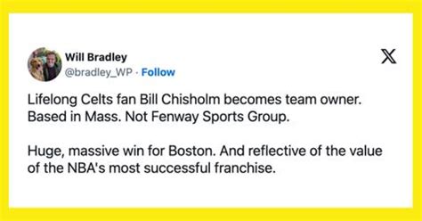 Unveiling the Net Worth of New Celtics Owner William Chisholm