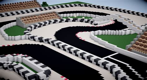 Minecraft Formula Racetrack Minecraft Map