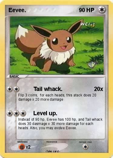 Pokémon Eevee 827 827 Tail Whack My Pokemon Card