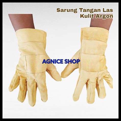 Jual Sarung Tangan Las Argon Inch Kulit Domba Garut Warna Kuning