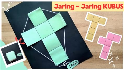 Cara Membuat Kubus Dari Kertas Jaring Jaring Kubus Bisa Ditarik