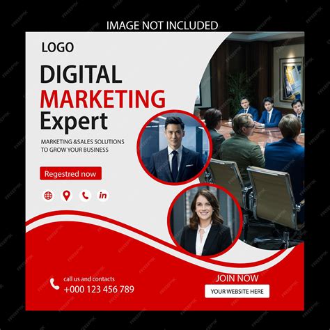 Premium Vector | Digital marketing agency SOCAL MEDIA POST DESIGN