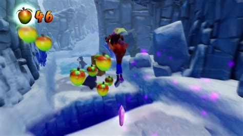 Crash Bandicoot N Sane Trilogy Snow Go Gema Plateada Y Cristal