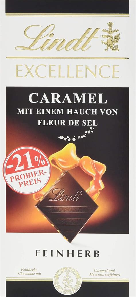 Lindt Spr Ngli Excellence Promotion Tafel Caramel Mit Einem Hauch