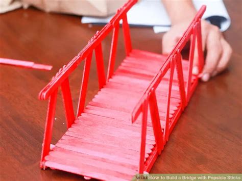 How To Build A Bridge With Popsicle Sticks With Pictures Popsicle