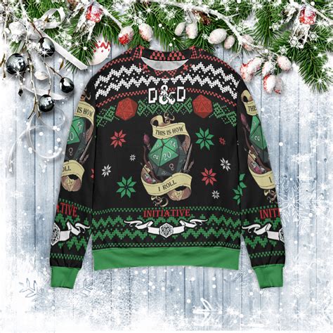 Dungeons And Dragons Ugly Christmas Sweater Endastore