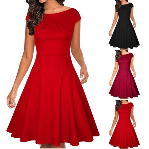 Xulbb Solid Women's Dresses Elegant Night Dinner Dress Ball Gowns High