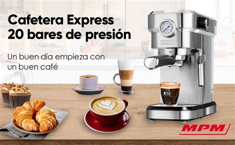 Mpm Mkw M Cafetera Express Bares Para Realizar Caf Espresso Y