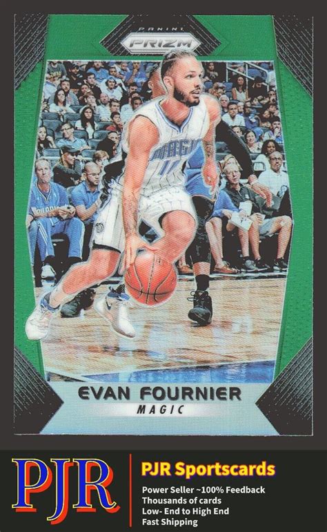 Panini Prizm Evan Fournier Green Orlando Magic Ebay