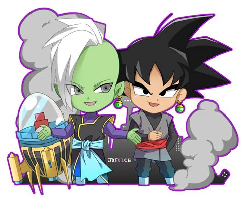 Chibi Zamasu Black Goku Goku Black Chibi Chibi Goku