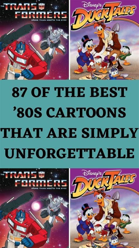 50 Of The Best ‘80s Cartoons That Are Unforgettable Best 80s Cartoons 80s Cartoons Cartoon