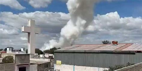 Así el momento de la explosión en Tultepec Edomex VIDEO PorEsto