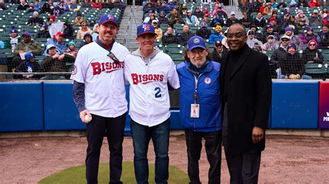 Photos Brandon Beane At Buffalo Bisons Opening Day