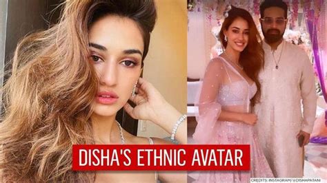 Disha Patani Stuns In Traditional Avatar At Wedding Strikes Pose With