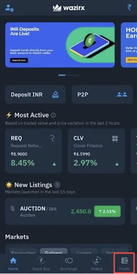 How To Add A Bank Account And Deposit INR On WazirX