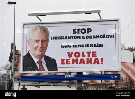 The Friends Of Milos Zeman Association Has Published An Advertisement