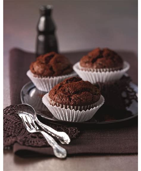 Chocolade Courgette Muffins Recept Dr Oetker