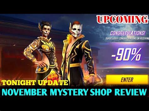 November Mysteryshop Confirm Free Fire Mysteryshop Tonight