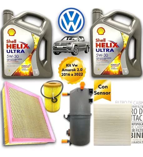 Kit Filtros Amarok A Aceite Sintetico W