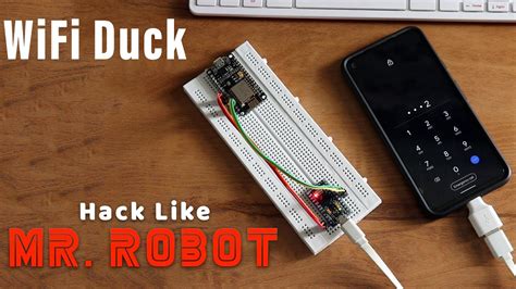 Diy Wifiduck Wireless Usb Rubber Ducky Like Mr Robot Hindi Youtube