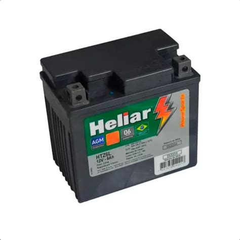 Bateria Moto Htz6l Biz 110 125 Cg 125 150 Heliar 5ah Selada MercadoLivre