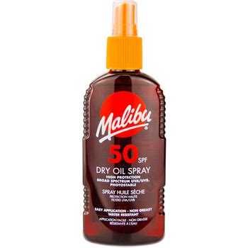 Malibu Dry Oil Spray With SPF 50 100ml HEMLOCK