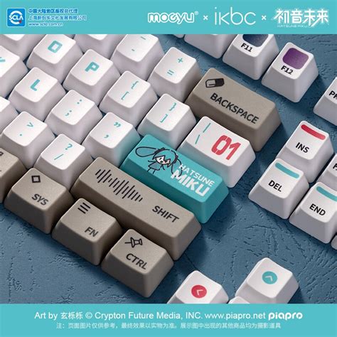 Hatsune Ku Anime Graffiti Conducteur Th Me Figure Touches Clavier M