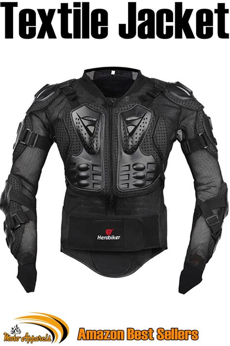 Herobiker Motorcycle Full Body Armor Jacket Spine Chest Protection Gear