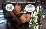 Post 1883172 Crossover Cyberman Doctor Who Fakes Kaley Cuoco Moyman