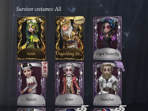 Selling Identity V Account For Ios Naeu Lots Of Limited Collab Skins