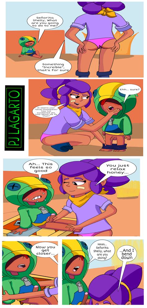 Post 3609334 Brawl Stars Leon Shelly Comic Pjlagarto