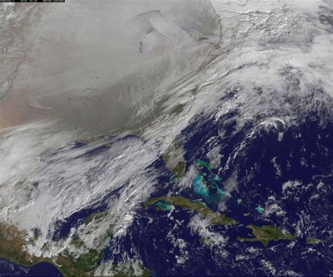 Satellite Image of the "Polar Vortex" Over the US - Universe Today