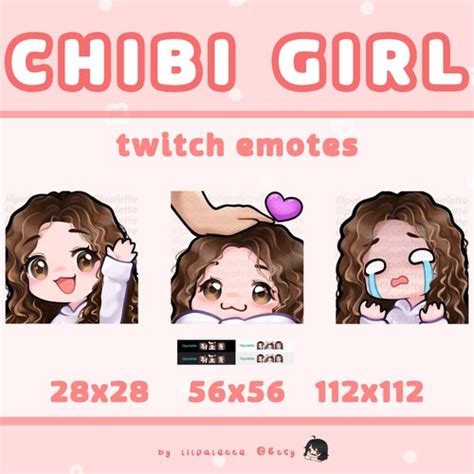 Twitch Emotes MEGA Pack Curly Black Hair Brown Eyes Tan Etsy UK