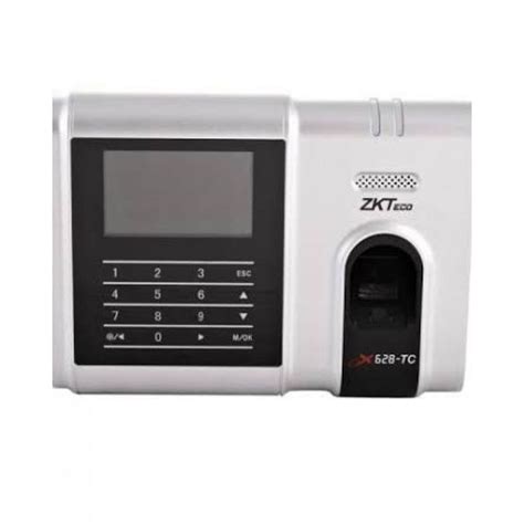 ZK Teco X628 TC Finger Print Attendance Machine Silver IpMasr