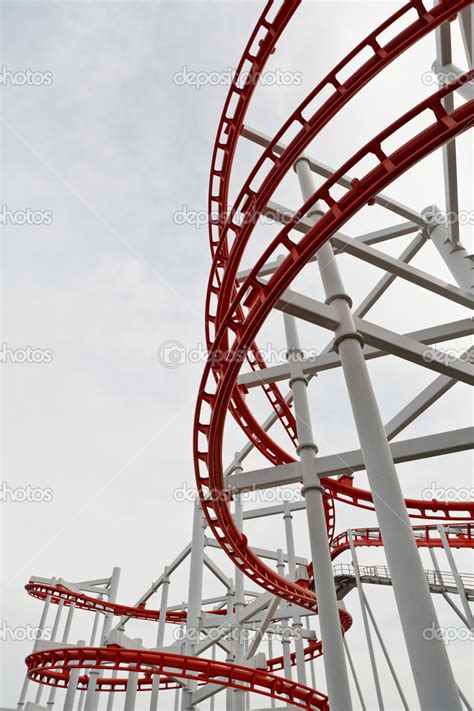 Structure of roller coaster rail — Stock Photo © Surabky #14856283