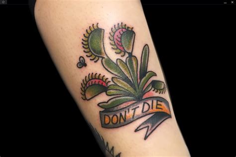 Venus Fly Trap Tattoo By Courtney O Shea Everlasting Tattoo San