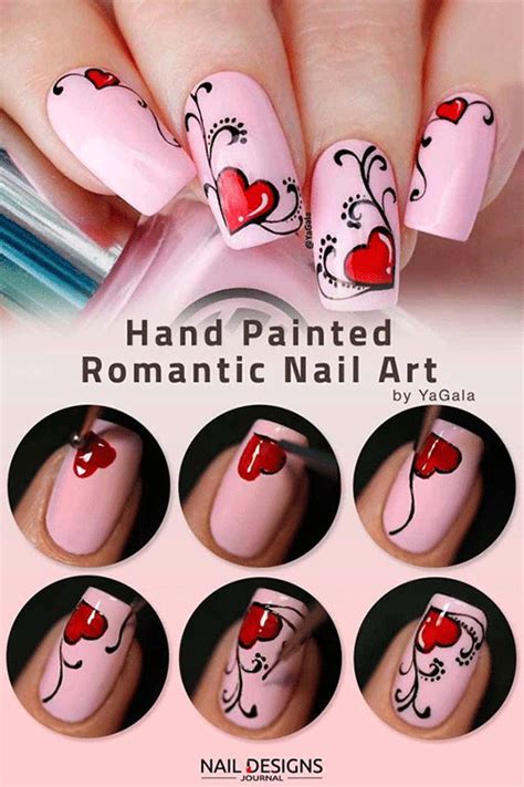 Easy Valentines Day Nail Art Tutorials 2023 Fabulous Nail Art Designs