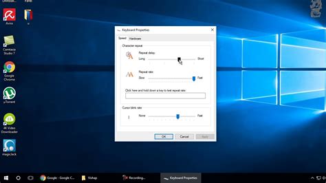 How To Change Keyboard Repeat Rate And Delay In Windows 10 YouTube