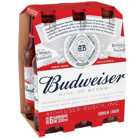 Cerveja Budweiser Long Neck 330 Ml Casas Bahia